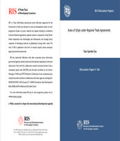 Regional Trade Agreements