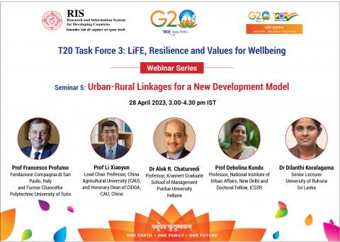 T20 Task Force 3 | Seminar 5: Urban-Rural Linkages for a New Development Model