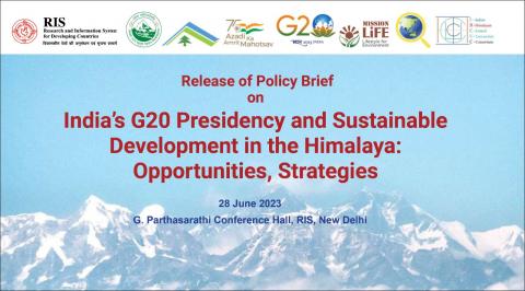 India's G20 Presidency and Sustainable Development in the Himalaya