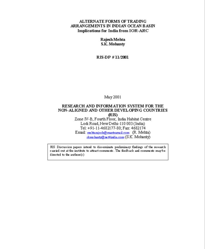 Implication for India 