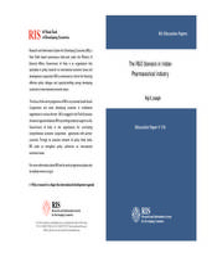  Indian Pharmaceutical Industry