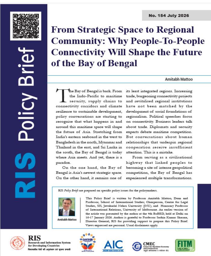 From Strategic Space to Regional Community: Why People-To-People Connectivity Will Shape the Future of the Bay of Bengal